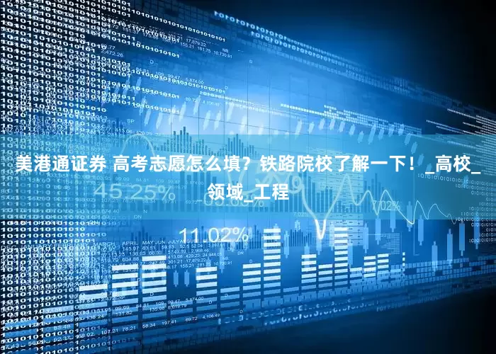 美港通证券 高考志愿怎么填？铁路院校了解一下！_高校_领域_工程